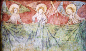 A Fresco inside the Church at Klimentska 5